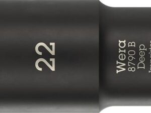 Steckschlüsseleinsatz 8790 B Impaktor Deep 3/8 Zoll 22mm L.63mm WERA