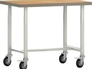 Werkbank B1000xT700xH840mm Buche Multiplex lichtgrau KLW-LUTZ BETRIEBSEINRICHT.