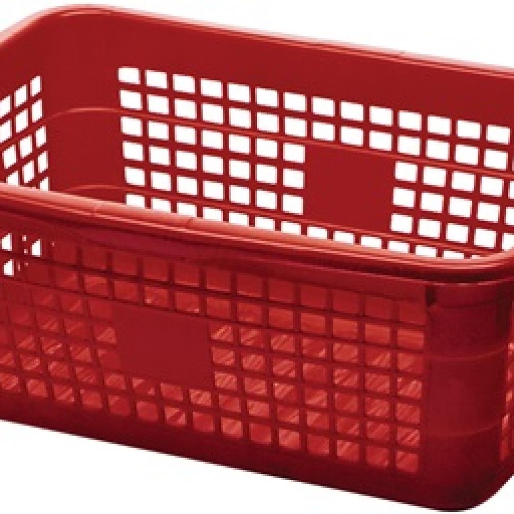 Korb L620xB425xH250mm 45 lPE rot LOCKWEILER