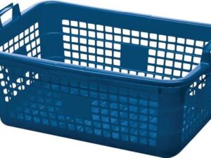 Korb L620xB425xH250mm 45 lPE blau LOCKWEILER
