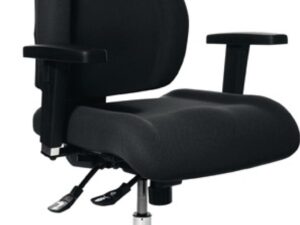 Bürodrehstuhl m.Punktsynchrontechn.schwarz 430-510mm o.Lehnen Trgf.110kg TOPSTAR