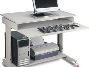 PC-Arbeitstisch H720-1100xB900xT500mm lichtgrau fahrbar