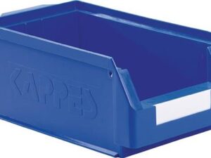 Sichtlagerkasten L350xB200xH150mm PE blau KAPPES