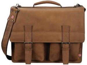 Pride & Soul Aktentasche EARL 47132 42x34x17cm Echtleder braun