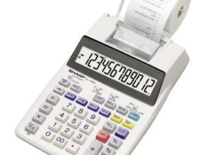 Sharp Tischrechner EL-1750V 12stell r/s Druck optional Netzadapter
