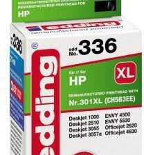 edding Tintenpatrone 18-336 HP No. 301XL (CH563EE) schwarz