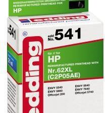 edding Tintenpatrone 18-541 wie HP 62XL C2P05AE schwarz