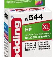 edding Tintenpatrone 18-544 wie HP 302XL F6U67AE colour