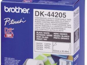 Brother Endlosetikettenrolle DK-44205 Papier wiederablösbar ws
