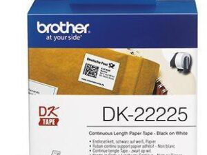 Brother Endlosetikettenrolle DK22225 30,48mx38mm Papier ws