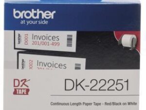 Brother Endlosetikettenrolle DK22251 62mmx15,24m weiß