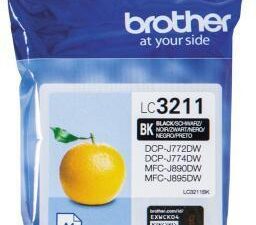 Brother Tintenpatrone LC3211BK schwarz