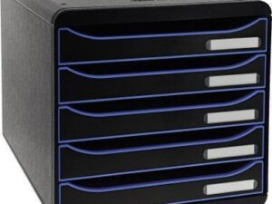 Exacompta Schubladenbox BIG-BOX PLUS 309979D 5Schübe schwarz