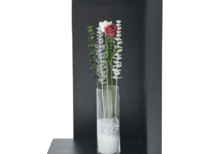 EUROPALMS Kristalleukalyptus, Kunstpflanze, burgund, 81cm 12x