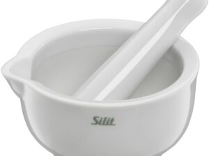 SILIT  Mörser mit Stößel aus Por.,10