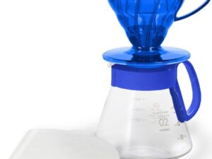 HARIO Kaffeefilter Glas Gr.02 blau