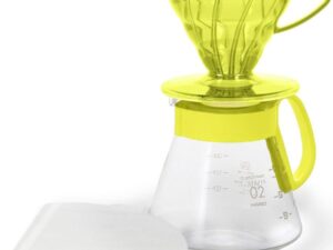 HARIO Kaffeefilter Glas Gr.02 gelb
