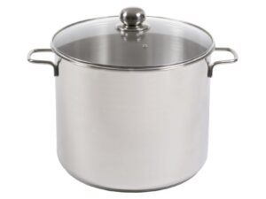 KARL KRÜGER Kochtopf Jumbo mit Glasdeckel 17 l Ø30cm Edelstahl