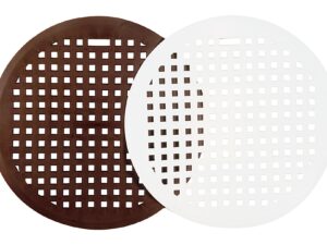 my basics Spülbeckenmatte rund Ø32cm weiß - VPE: 10
