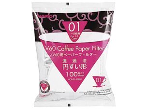 HARIO Papierkaffeefilter V60 Gr.01 100 Stück 100 Stück