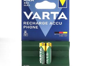 VARTA Akku Phone 2 x Micro 0.8 Ah Blister T398 inkl. 2 x Micro AAA