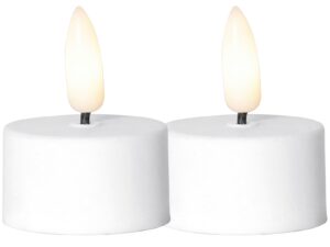 STAR TRADING LED-Teelicht 'Flamme' 2 er Set 2 Teelicht inklusive 2 Batterien CR2032