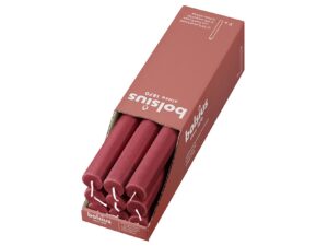 BOLSIUS Haushaltskerze 27x2,3 zar. rot - 9 VPE