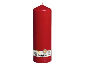 BOLSIUS Stumpenkerze 30x10cm rot - 4 VPE