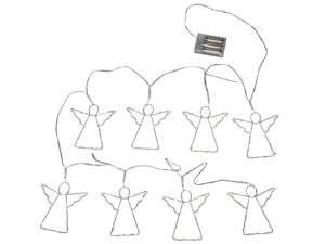 STAR TRADING Lichterkette LED Angela silber