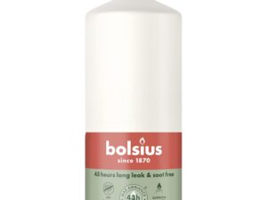 BOLSIUS Stumpenkerze 130/68mm weiß - 6 VPE