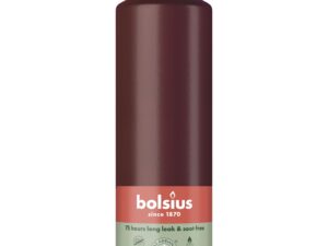 BOLSIUS  Stumpenkerze 200/68mm  samtrot - 6 VPE