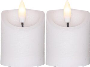 STAR TRADING Kerze LED Flamme 5x7,5 ws 2St