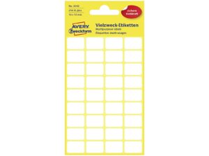 AVERY ZWECKFORM Etik. 18x12mm Vielzweck ws3042 - VPE: 10