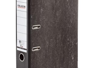 FALKEN Wolkenmarmor-Ordner schwarz 8cm - VPE: 20