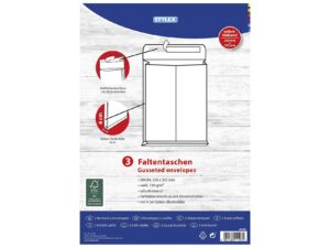 FaltenVersandtaschen B4 ws 3St - VPE: 10