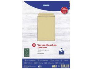 Versandtaschen DIN C4 bra 10St - VPE: 10
