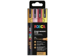 UNIBALL Marker POSCA PC-3M Glit wa 4SZ - 12 VPE