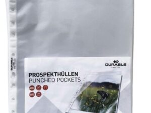 DURABLE  Prospekthülle A4 genarbt 40St - 10 VPE