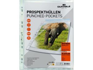 DURABLE Prospekthülle A4 glasklar 40St - 25 VPE