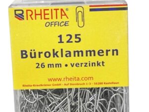 Büroklammern 26 mm verzi 125St - 10 VPE