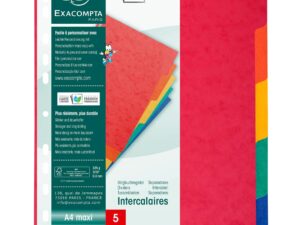 EXACOMPTA Register A4 XXL Colorspan 5tlg - 25 VPE