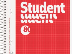 BRUNNEN Collegeblock A5 kar 80Bl - 5 VPE