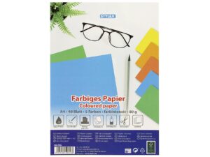Kopier-Papier A4 farbig  40Bla - 10 VPE