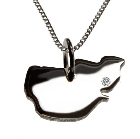 50cm Kette + Pellworm mit Brillant am Wunschort in 925 Silber – Bild 3
