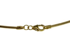 Halsreif Omega 1,2mm - 45cm - 333 Gelbgold