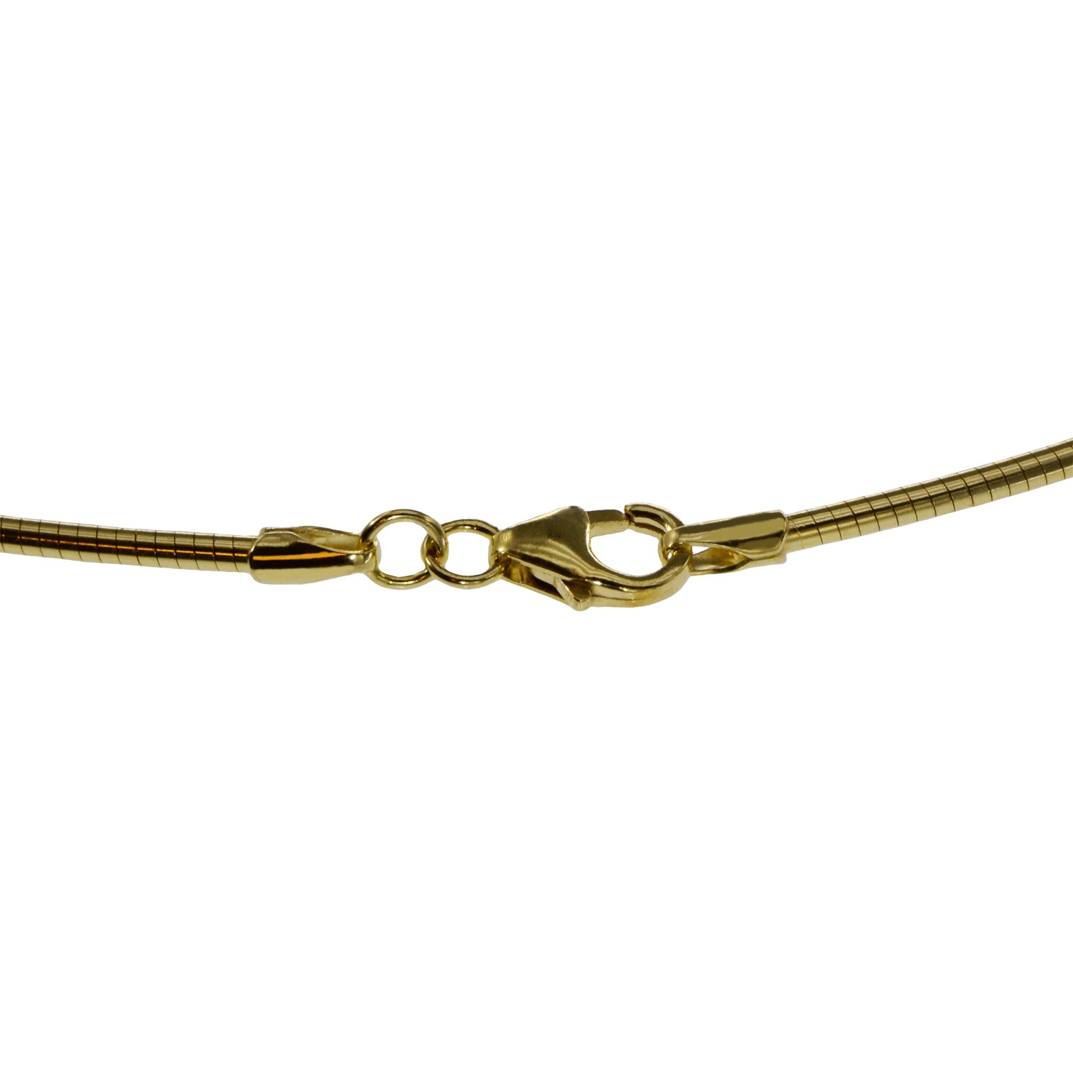 Halsreif Omega 1,5mm - 42cm - 333 Gelbgold