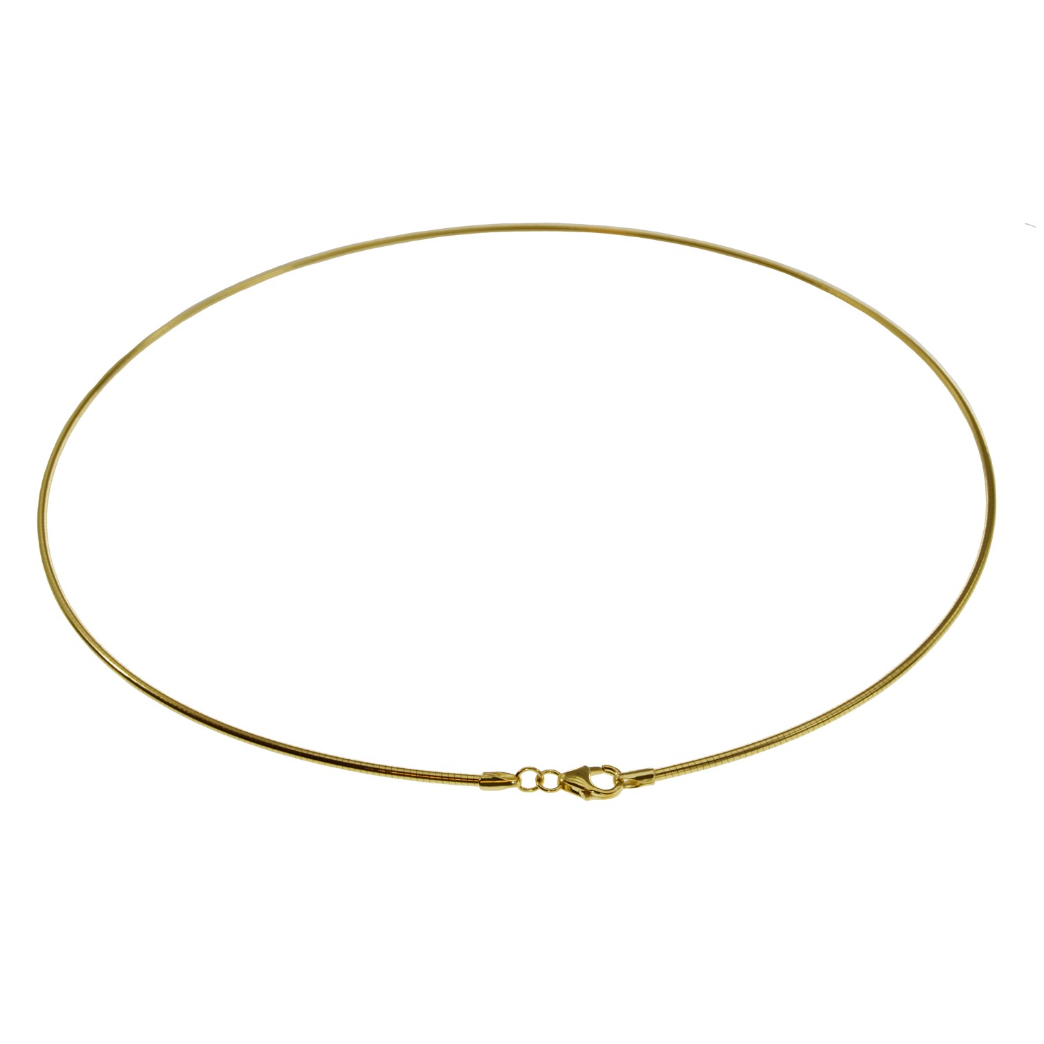 Halsreif Omega 1,5mm - 42cm - 333 Gelbgold – Bild 3