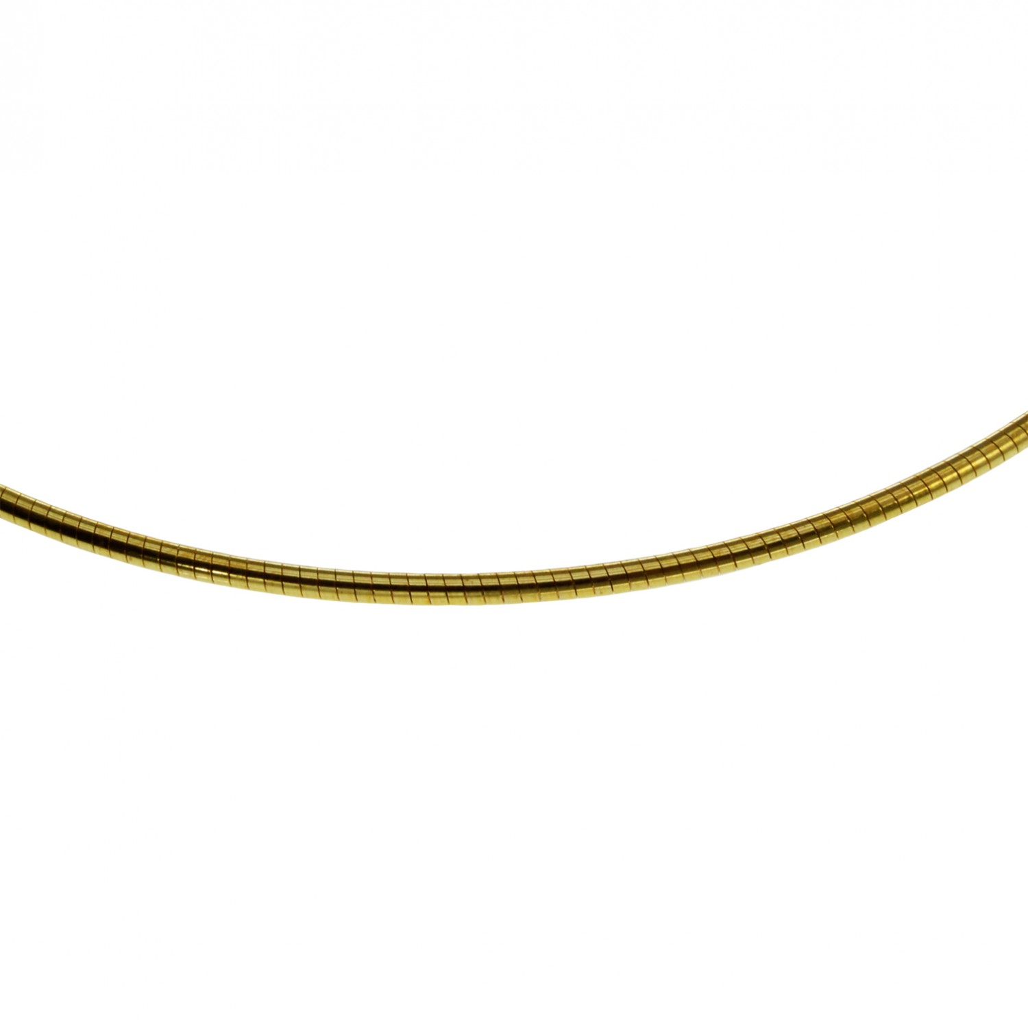 Halsreif Omega 1,5mm - 45cm - 333 Gelbgold – Bild 4
