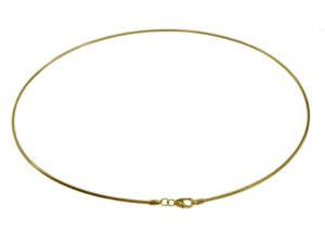 Halsreif Omega 1,9mm oval - 42cm - 333 Gelbgold
