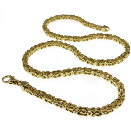 4mm Königskette 45cm - 750 Gold Gelbgold